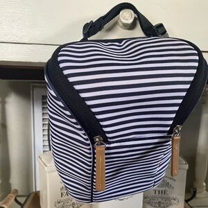 Insulated Lunch Bag Navy Blue Stripes by Skip Hop Like Néw